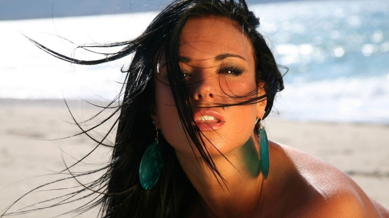 girls, beach, portraits, women, faces, bulgari, ashley, 1080P, models
