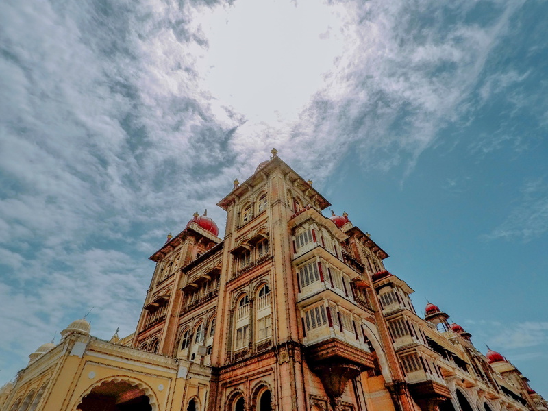 built structure, brown, sunlight, blue sky, outdoors, architecture, low angle view, the past, low, window, unnamed road, building exterior, 4K, nature