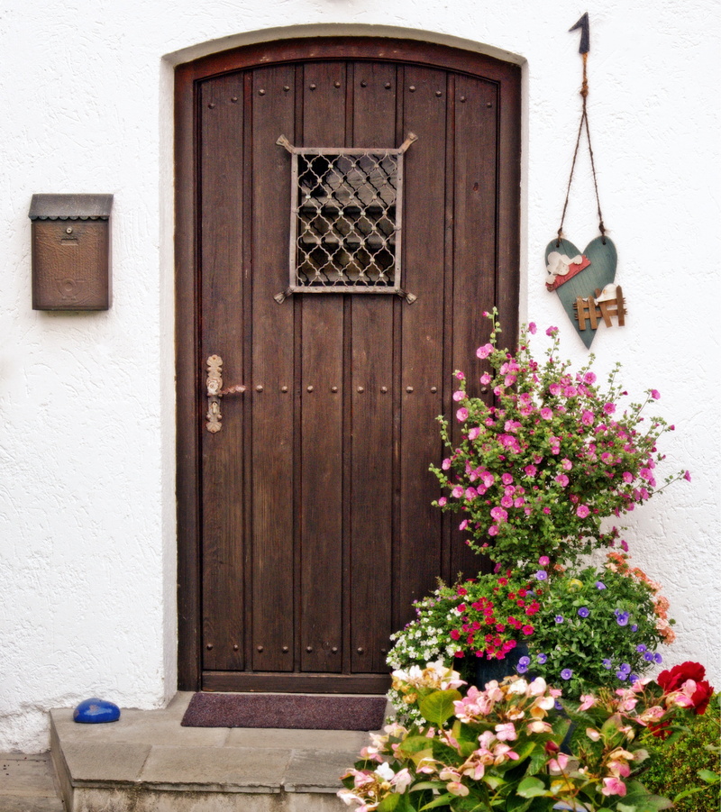 wood, input range, architecture, front door, 2K, house entrance, building exterior, outdoors, door, wood - Material, safety, round arch, house, old, no people