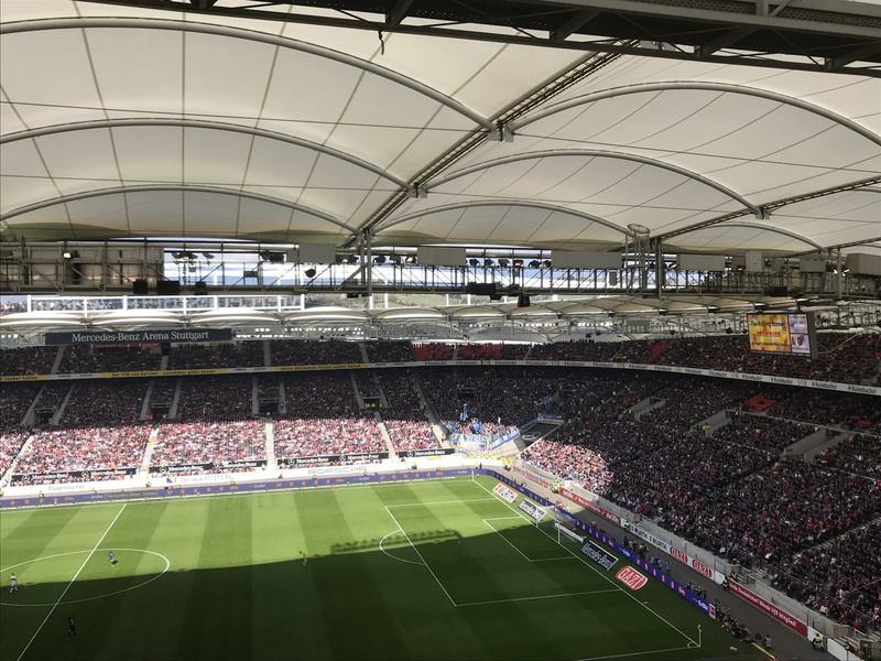 architecture, stuttgart, 4K, grass, football, crowd, fan, arena, indoors, sport, grandstand, championship, competition, match - sport, competitive sport