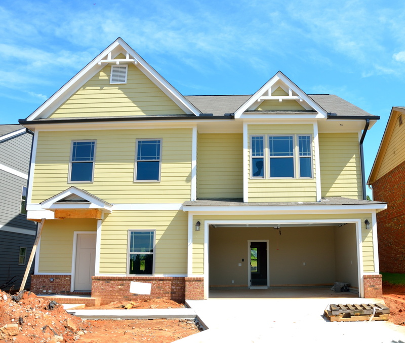 luxury homes, investment, suburban, suburbs, landscape, construction, real estate, housing development, no people, driveway, home ownership, yellow, design