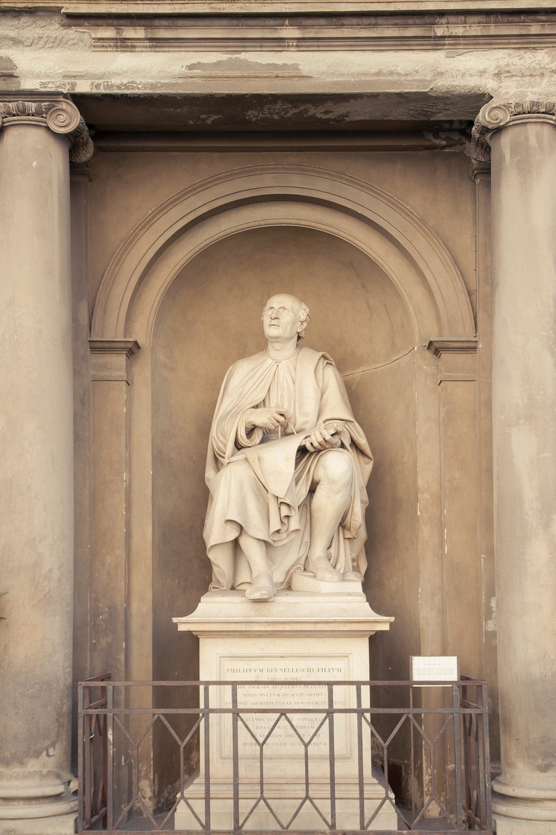 outside, italian, italy, sculpture, architecture, no people, filippo brunelleschi, antique, 4K, travel, the past, aged, history, art and craft, old, portrait