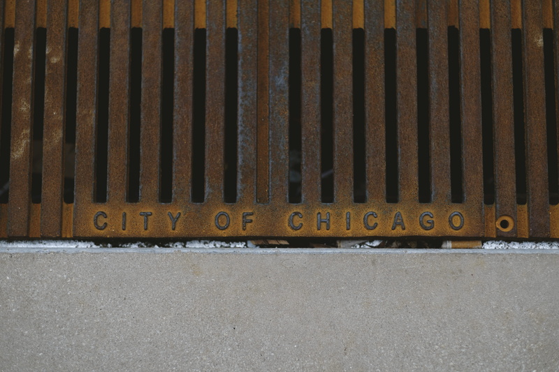 built structure, sign, furniture, city, table, manmade, street, iron, transportation, grille, radiator, 5K, manhole, no people, industrial, high angle view