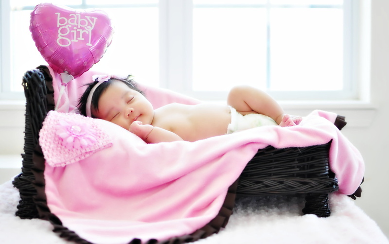 furniture, cute, child, real people, girl, indoors, headband, Baby, little, heart, innocence, day, relaxation, home interior, one person, lifestyles, bow