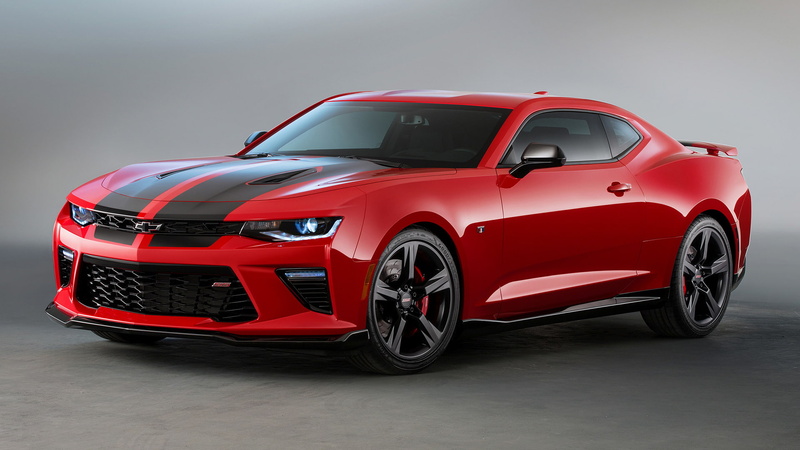 Concept Car, Muscle Car, Chevrolet Camaro SS Black Accent, 1080P, Chevrolet, Car, Chevrolet Camaro SS, Red Car
