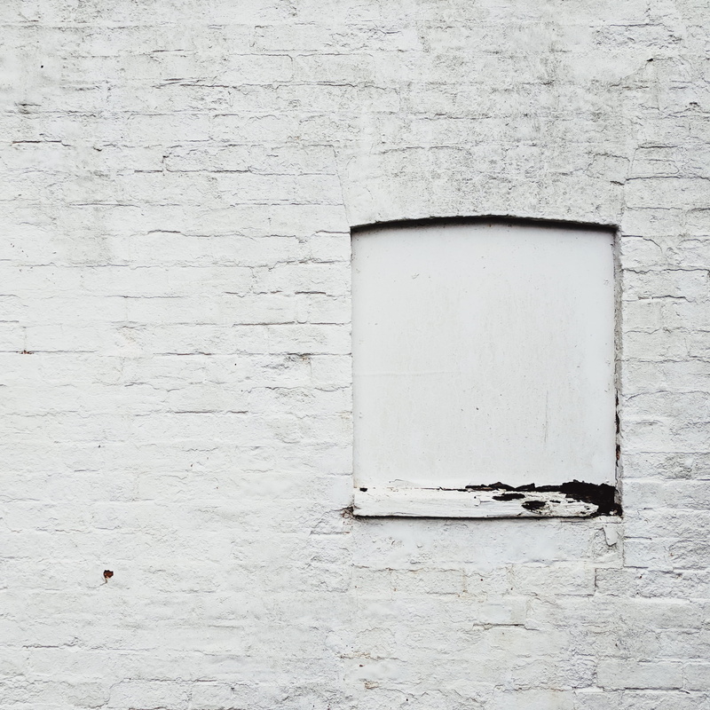 gray, empty window, architecture, pattern, brick, concrete, cracked, textured, white, white brick, abstract, close-up, outdoors, plaster, copy Space, no People