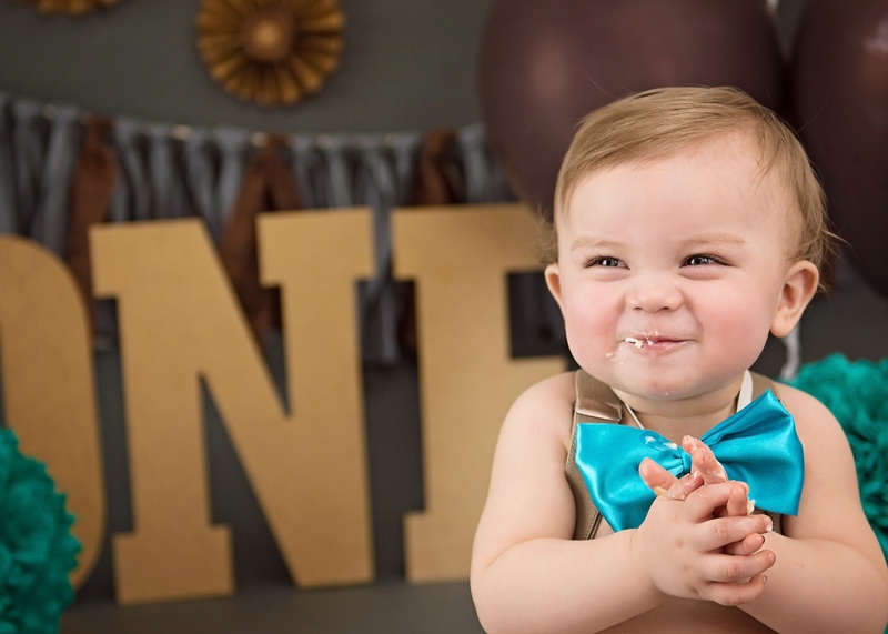 family, top, tie, blue, females, little boy, son, happiness, cake, brown, emotion, cute, birthdate, portrait, looking at camera, cheerful, positive emotion