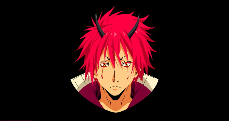 Face, That Time I Got Reincarnated as a Slime, Minimalist, 8K, Benimaru (That Time I Got Reincarnated as a Slime), Anime