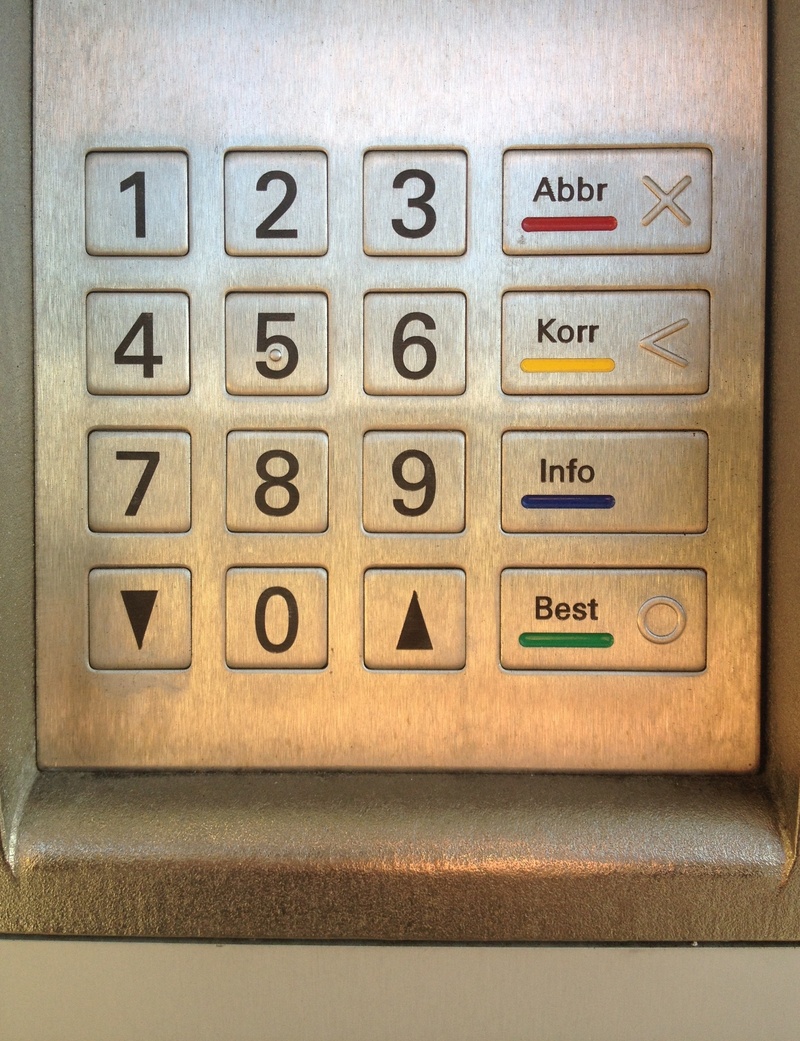 atm, close-up, pin input, capital letter, ec terminal, ec cards, text, sign, convenience, choice, pin, elevator, keypad, metal, ec, technology, ec card