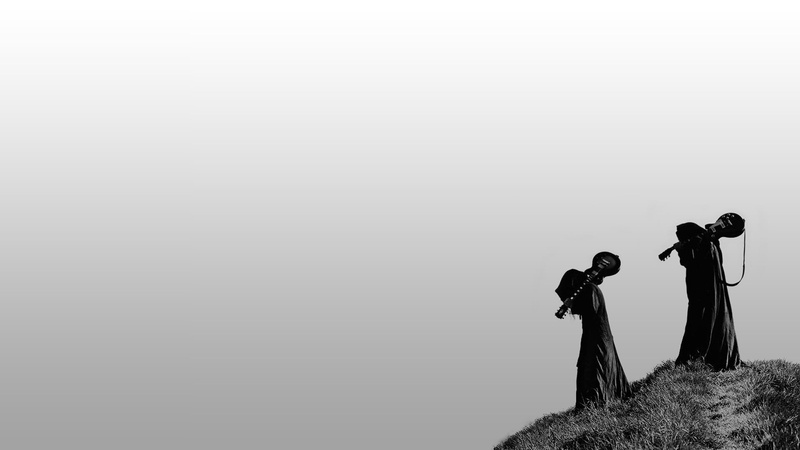 untitled, two people, beauty in nature, clear sky, representation, technology, human representation, 1080P, drone metal, standing, sculpture, day, people