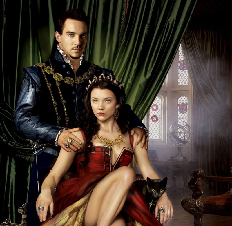 fashion, actress, red, armchair, luxury, poster, the tudors, beautiful people, The Tudors (TV Series 2007–2010), couple - relationship, elegance, portrait