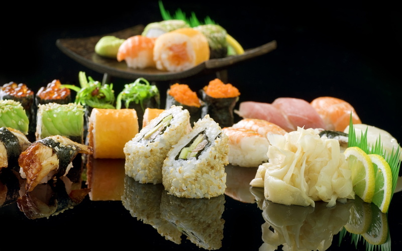 eggs, japan, black Color, sea, asian Cuisine, refreshment, tuna, caviar, vegetable, healthy Eating, raw Food, nigiri, ginger, prepared Shrimp, fish, food And Drink