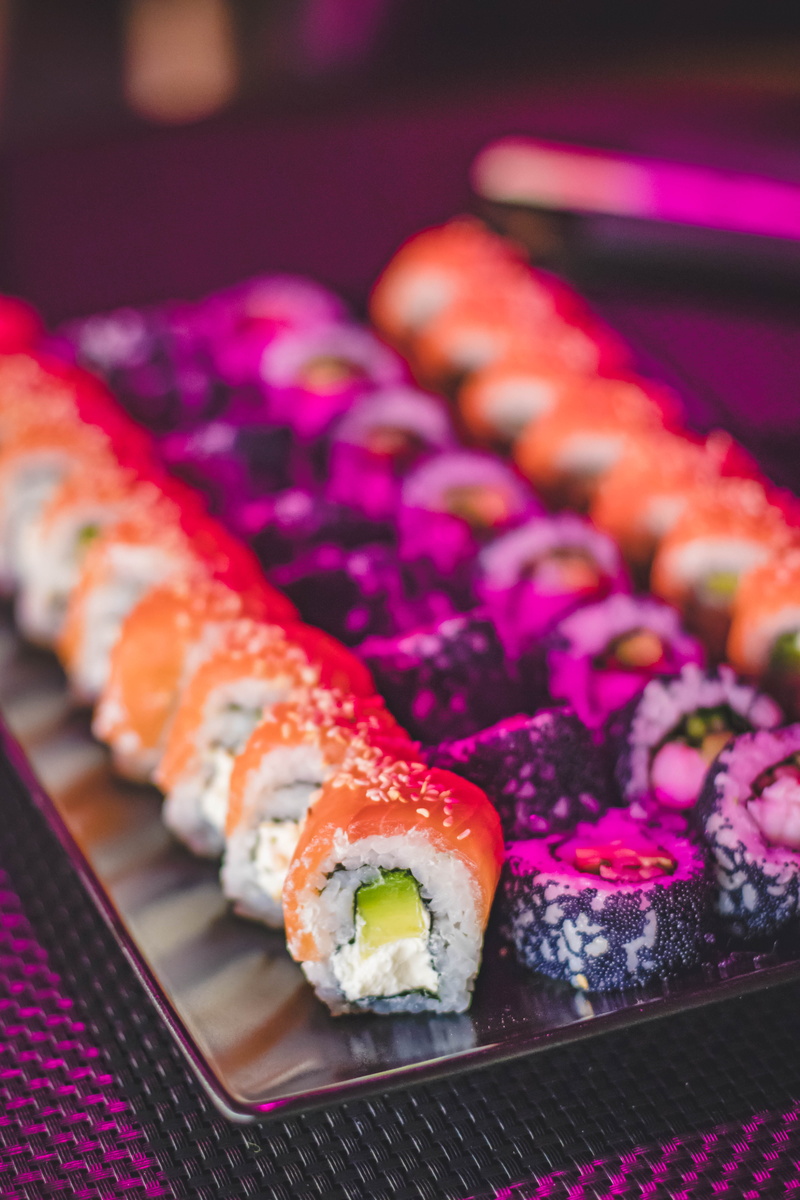 food and drink, 5K, fish, asian food, temptation, rice, sashimi, epicure, roll, traditional, nori, slices, table, rice - food staple, tuna, healthy, snack