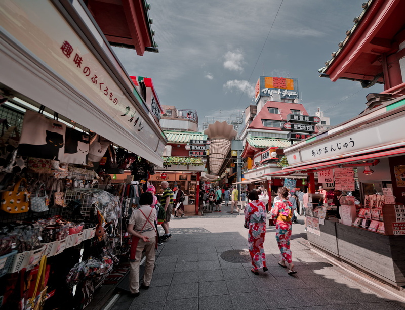 sign, retail, group, outdoors, people, two, japan, female, retail display, gift, street, women, shop, men, large group of people, building, town, store