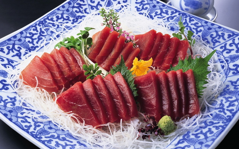 fruit, food, fillet, ready-to-eat, cooking, dieting, japanese food, close-up, no people, crockery, table, refreshment, food And Drink, healthy Eating, restaurant
