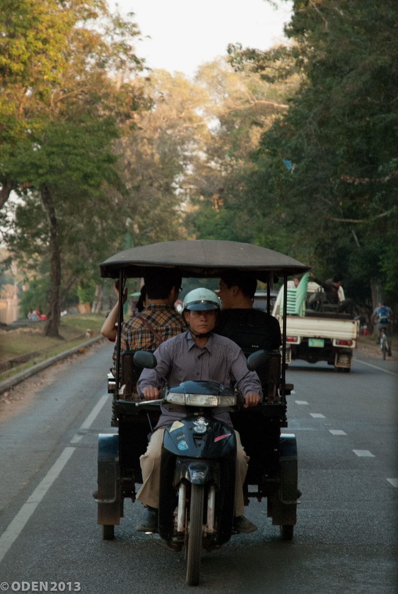 sitting, transportation, city, street, full length, looking at camera, adult, one person, southeast, mode of transportation, adults only, traffic, Transport