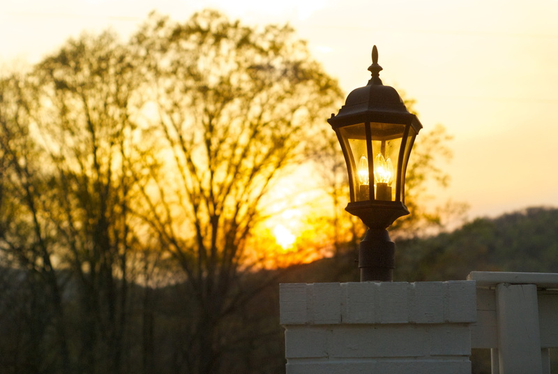 lighting equipment, illuminated, antique, plant, traditional, decoration, Street Lamp, Lantern, outdoors, gas light, street, lamp, Sunset, electric light