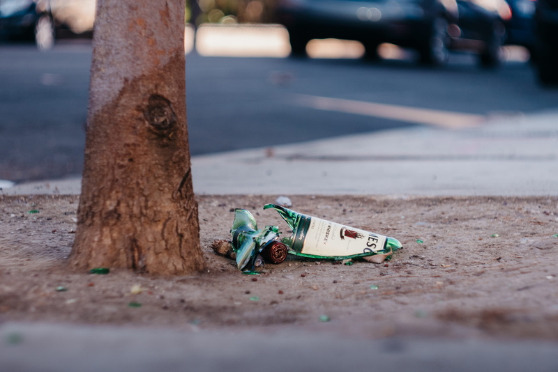 road, machine, koreatown galleria, soil, glass, transportation, dirt road, vehicle, day, no people, focus on foreground, street, paper, toy, gravel, communication