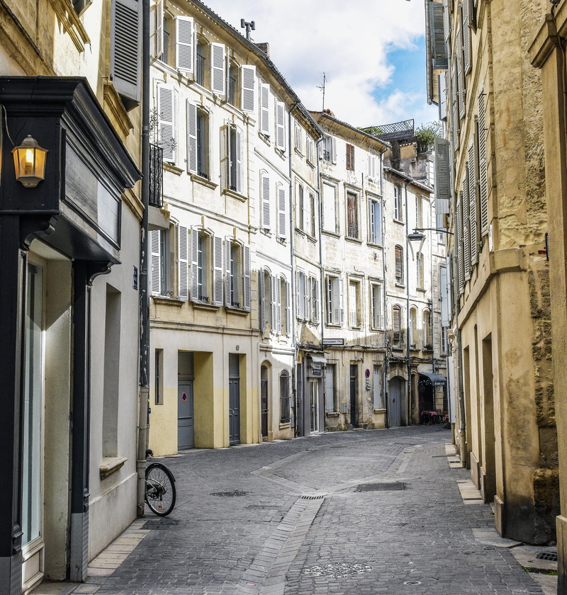 transportation, nature, brick, no people, window, house, row house, sky, french, alley, footpath, lonely, cityscape, urban, provencal, outdoors, the way forward