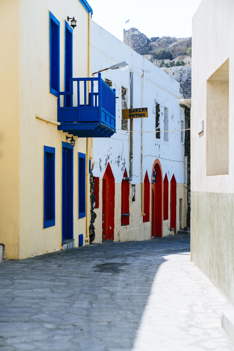 sidewalk, spire, building, outdoors, flooring, 8K, path, nisyros, no people, alley, cobblestone, the way forward, corridor, flagstone, sunlight, city