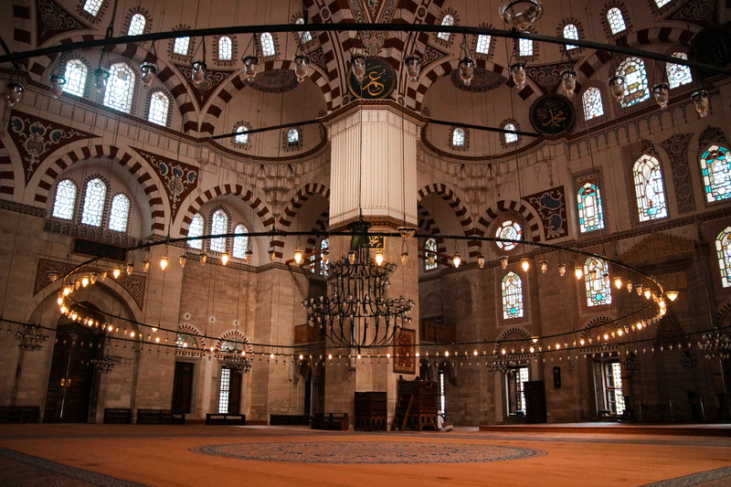 mosque, clock tower, istanbul, geometry, windows, lighting, ceiling, window, history, dome, outdoors, turkey, low angle view, lighting equipment, travel destinations