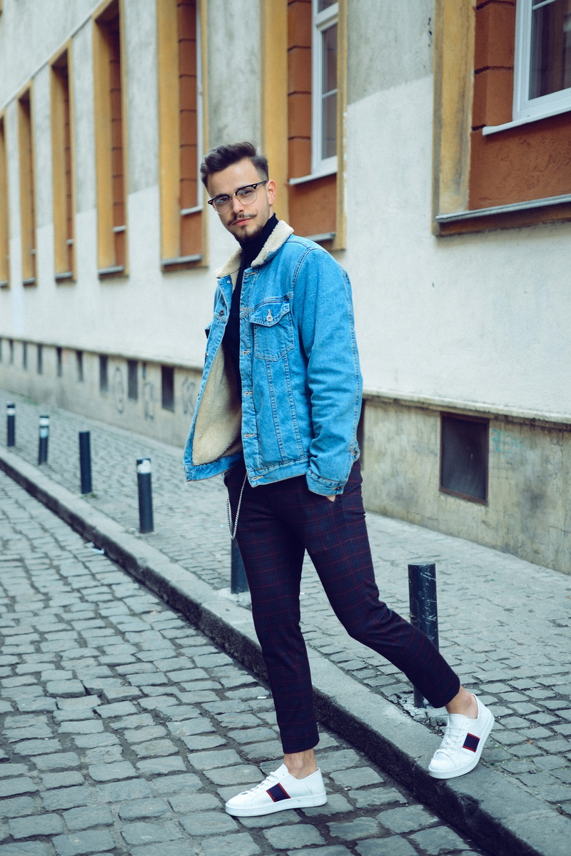 pavement, standing, concrete, urban, outerwear, one person, 4K, wear, person, full length, leisure activity, near, building exterior, casual clothing