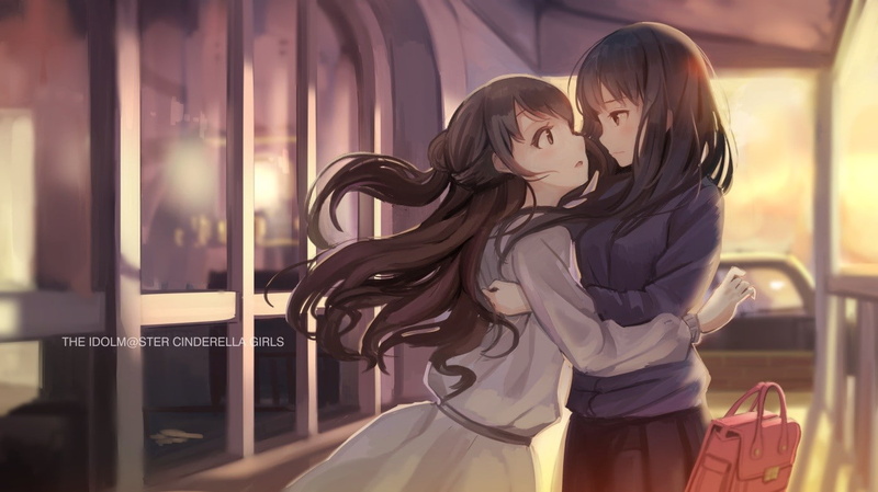 anime, fan art, Shibuya Rin, Shimamura Uzuki, 720P, THE iDOLM@STER: Cinderella Girls