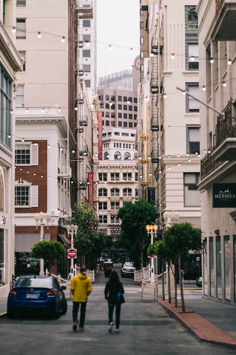 san francisco, explore, men, architecture, 5K, walking, city Life, woman, light, street, daytime, bokeh, day, building, pedestrian, people, editorial