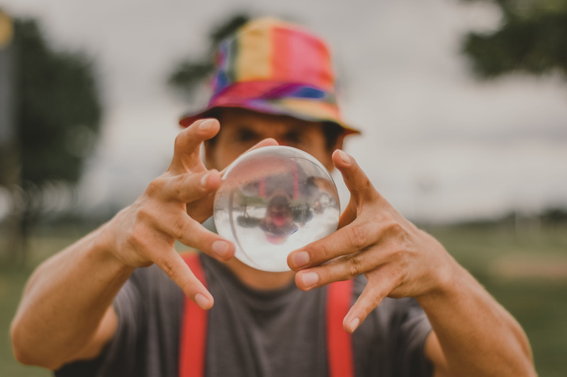 human body part, one person, male, guy, 5K, holding, depth of field, outdoors, close, close-up, blur, focus on foreground, hands, reflection, Lensball