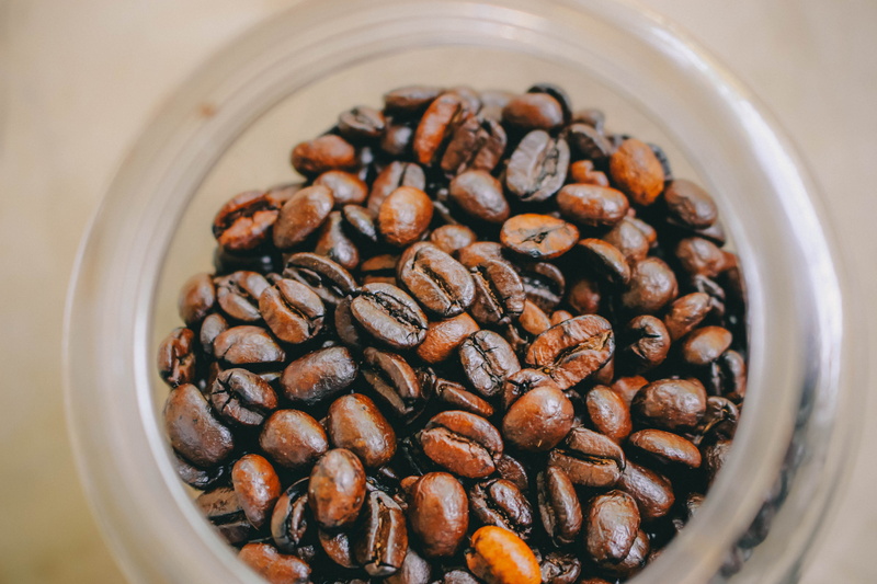 heap, food, large group of objects, close-up, inside, roasted coffee bean, 5K, caffeine, focus, wellbeing, brown, coffee beans, jar, roasted coffee beans