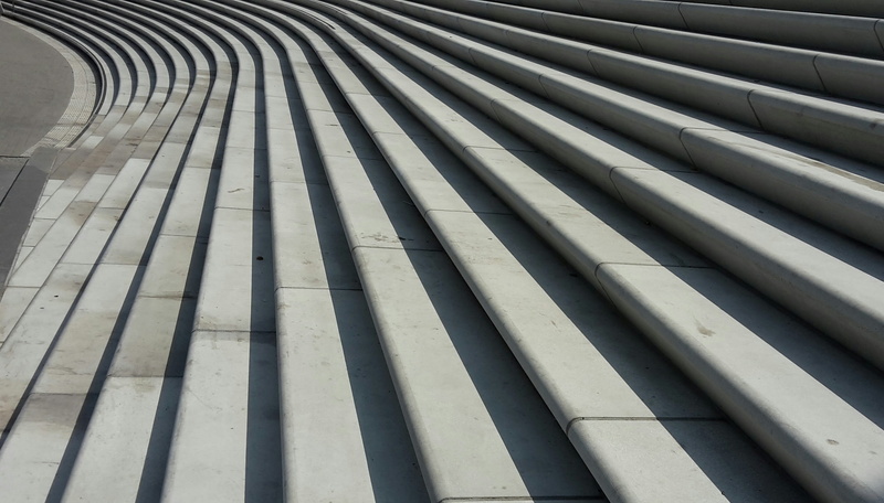 closeup, pattern, shadow, built Structure, metal, structures, stadium, vanishing point, concrete, city, abstract, side by side, steel, repetition, light and shadow