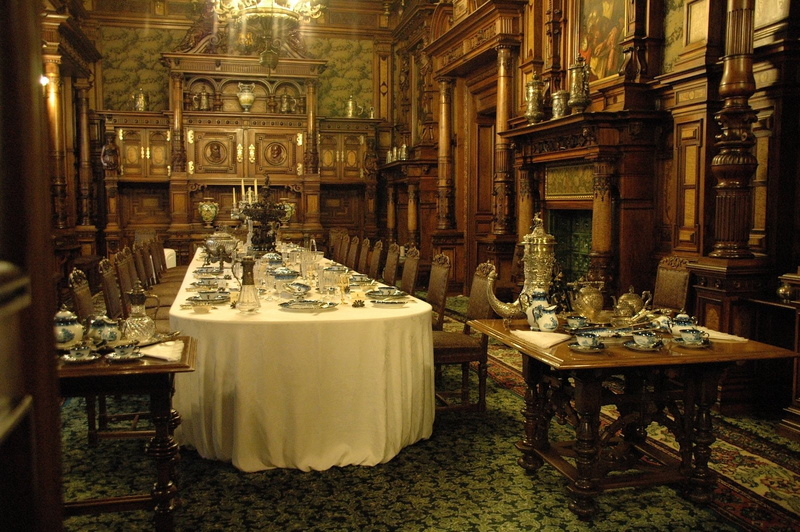 Man Made, Dining Room, Romania, Peles Castle, Medieval, 720P, Room