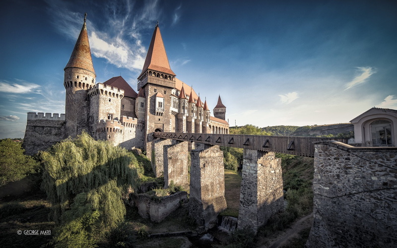 Castle, Tower, Castles, Transylvania, 1080P, Corvin Castle, Romania