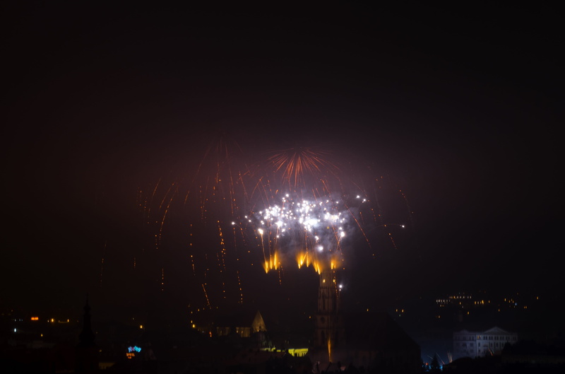 building exterior, 5K, outdoors, firework display, nature, romania, arts culture and entertainment, celebrate, cluj-napoca, sky, new year, fireworks, new years eve