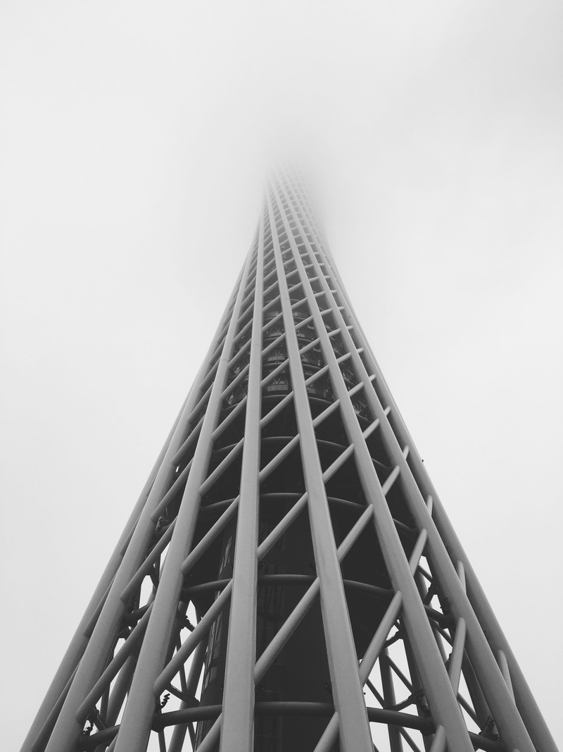 metal, sky, office Building, modern, 4K, construction Industry, pattern, day, built Structure, outdoors, tower, architecture And Buildings, guangzhou guangdong
