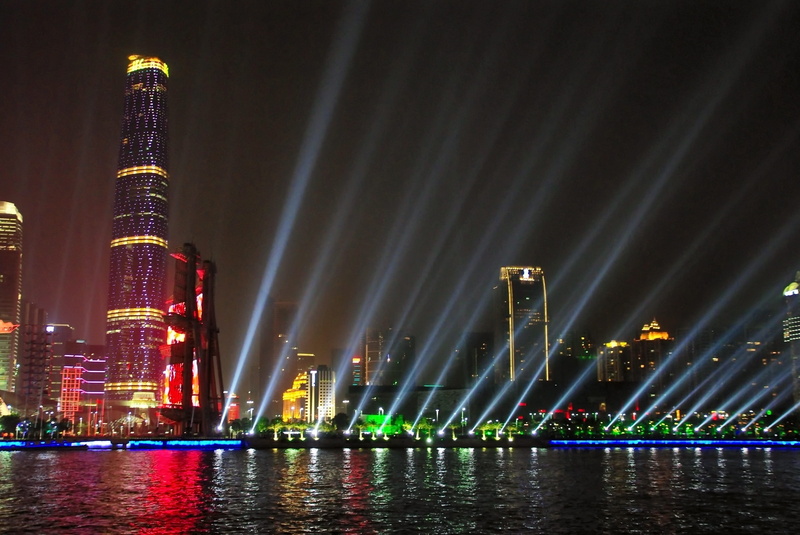 skyscraper, reflection, arts culture and entertainment, cityscape, body, china, building, illuminated, city, sky, financial district, built structure, lighting