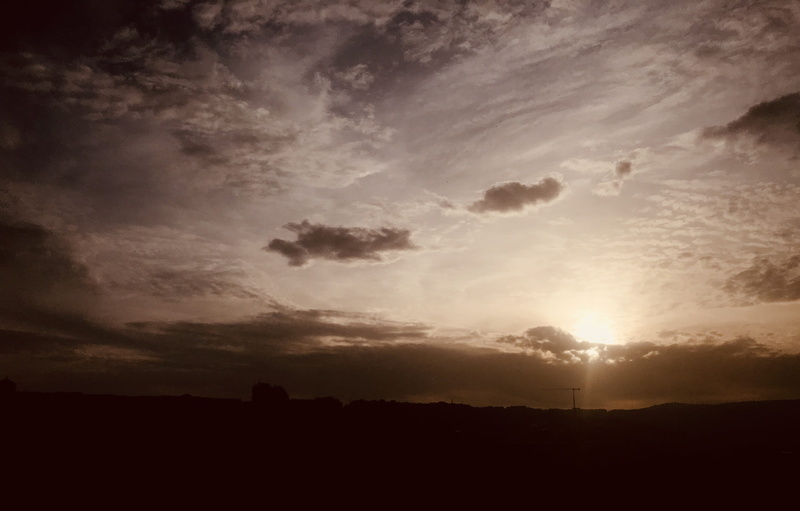 cluj-napoca, dark, scenics - nature, silhouette, idyllic, nature, beauty in nature, outdoors, awe, tranquil scene, sunlight, cloudscape, 4K, clouds, bright