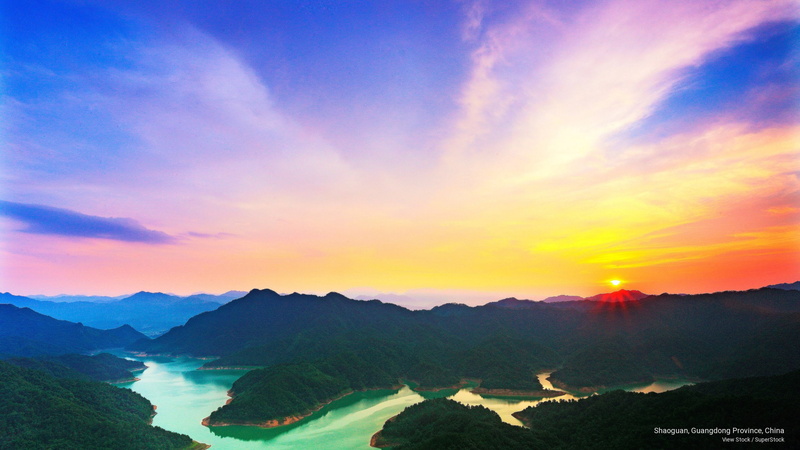 Sunrises/Sunsets, china, shaoguan, province, guangdong, 2K