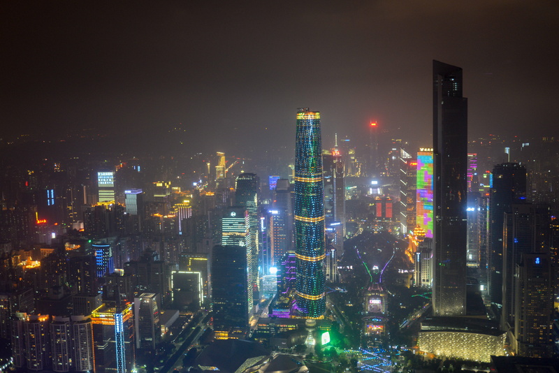 office, office building exterior, glow, crowded, night, asia, building exterior, sky, 5K, architecture, modern, tall - high, cityscape, urban skyline