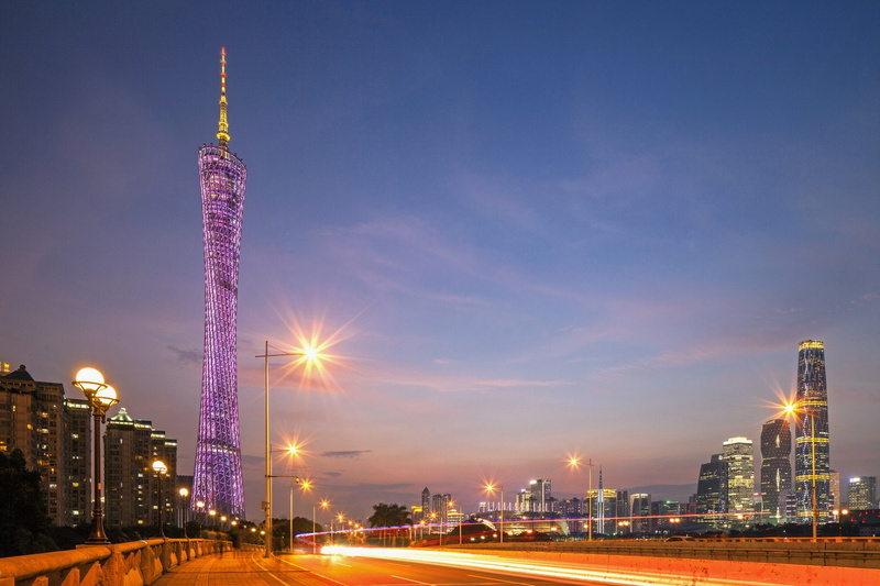 Cities, 1080P, China, Guangzhou, Canton Tower