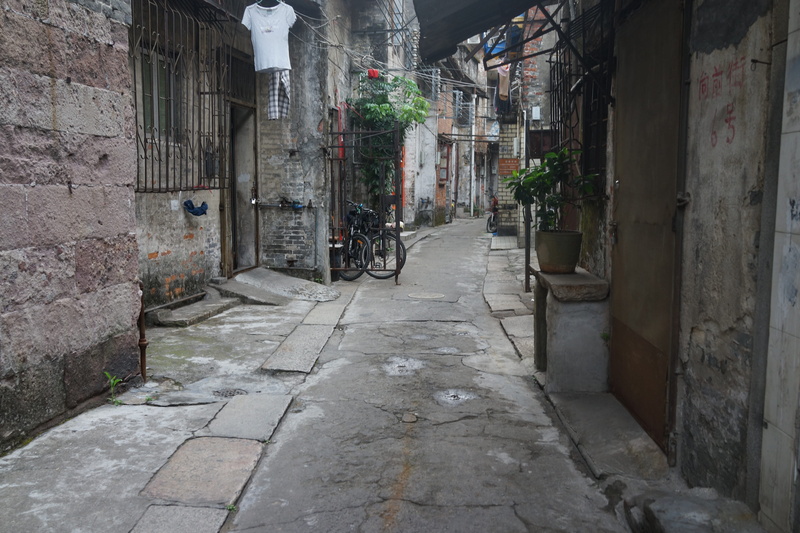 guangzhou, old times, south china, building exterior, memories, 5K, built structure, outdoors, incidental people, city, day, transportation, alley, building