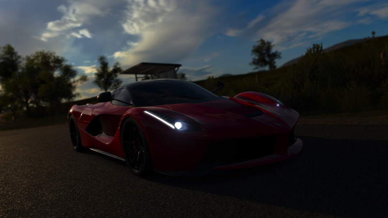 mode of transportation, wealth, Forza Horizon, tree, car, sky, road trip, red, retro styled, forza horizon 3, transportation, day, land vehicle, convertible