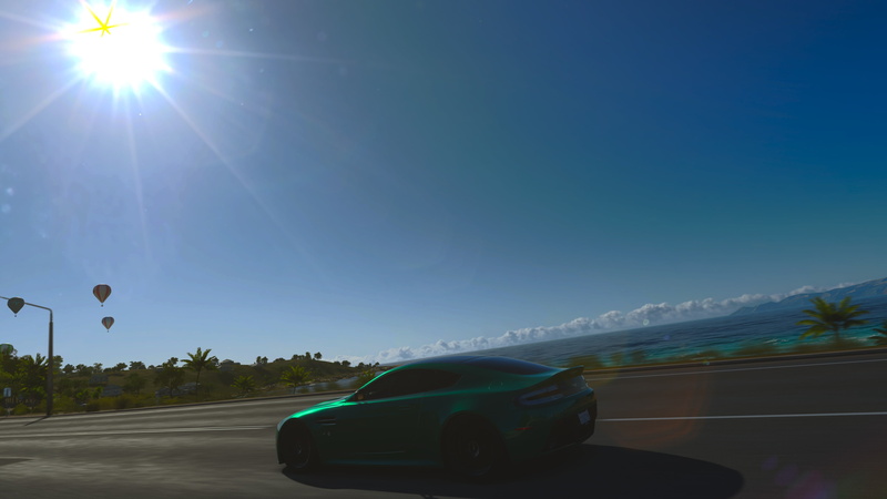 land vehicle, transportation, nature, forza horizon 3, blue, day, car, sunlight, video games, sunny, bright, mode of transportation, sun, 4K, clear sky