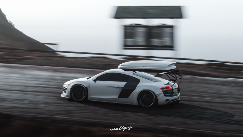 Microsoft, by Wallpy, Audi R8, 4K, Forza Horizon 4, game