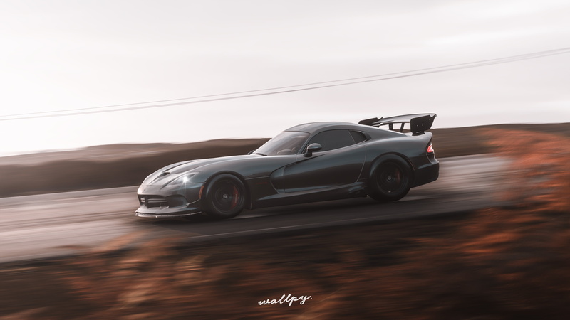 2018, by Wallpy, Forza Horizon 4, game art, 4K, Dodge, Microsoft, Viper