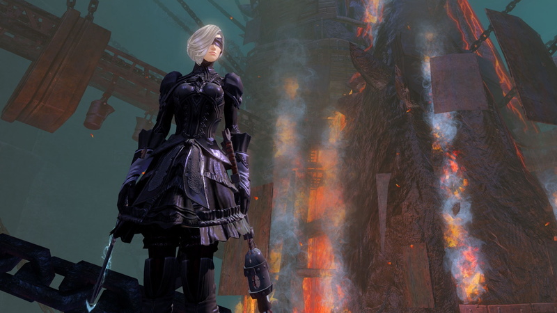 1080P, 2b-sword-dress-blindfold-steelworks, sensuality-sensual-sexy-woman-girl-art-nier, game, automata-yorha