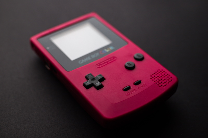 game boy, toy, computer equipment, photo, studio shot, wireless technology, close, red, 5K, close-up, safety, electronics industry, computer, communication