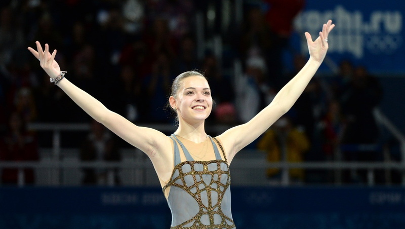 joy, figure skating, 1080P, Adelina Sotnikova, sochi 2014 olympic winter games, gold, skater, Sochi 2014, smile, Olympic champion, victory, The XXII Winter Olympic Games