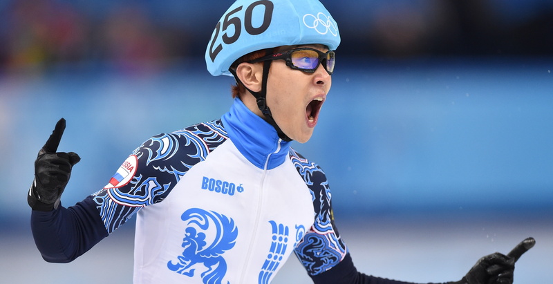 victory, The XXII Winter Olympic Games, Short track, Victor An, BOSCO, RUSSIA, Sochi 2014, Viktor Ahn, the winner, helmet, sochi 2014 olympic winter games
