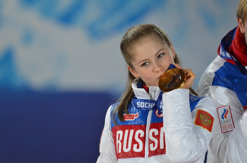 people, figure skating, offspring, girls, Sochi, medal, day, Russia, 1080P, innocence, females, lifestyles, uniform, casual clothing, yulia, childhood